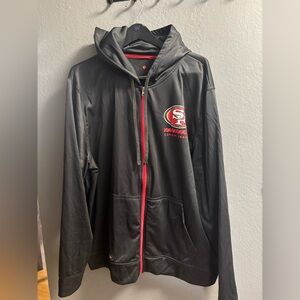 New era San Francisco 49ers Combine Black Full-Zip Hoodie xxl
